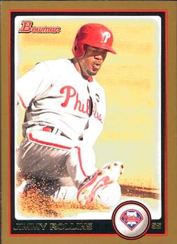 2010 Bowman - Gold #83 Jimmy Rollins Front