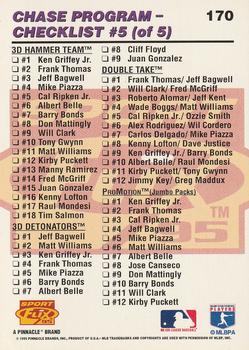 1995 Sportflix #170 Cal Ripken Jr. / Barry Bonds Back