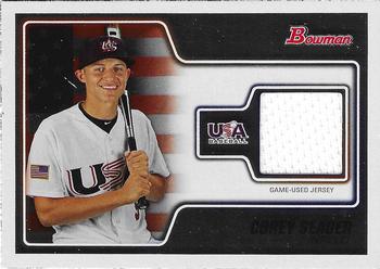 2010 Bowman Draft Picks & Prospects - USA Baseball Jerseys #USAR-18 Corey Seager Front