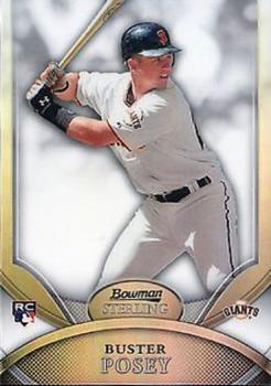 2010 Bowman Sterling - Refractors #23 Buster Posey Front