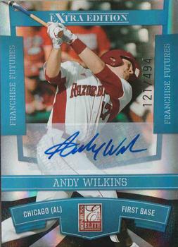 2010 Donruss Elite Extra Edition - Franchise Futures Signatures #29 Andy Wilkins Front