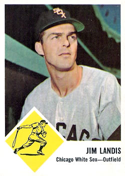 1963 Fleer #10 Jim Landis Front