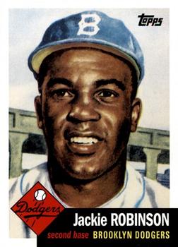 2010 Topps - The Cards Your Mom Threw Out (Original Back) #1 Jackie Robinson Front