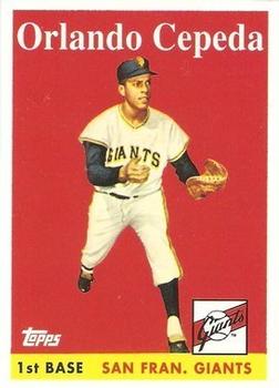 2010 Topps - The Cards Your Mom Threw Out (Original Back) #343 Orlando Cepeda Front