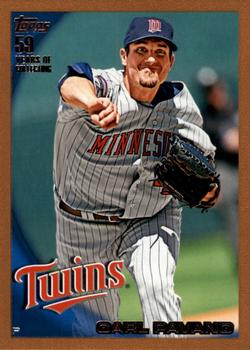 2010 Topps - Copper #635 Carl Pavano Front