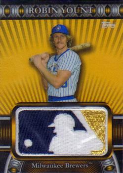 2010 Topps - Manufactured MLB Logoman Patch #LM-45 Robin Yount Front