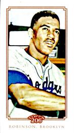 2010 Topps 206 - Mini Cycle #25 Jackie Robinson Front