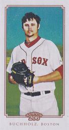 2010 Topps 206 - Mini Cycle #76 Clay Buchholz Front