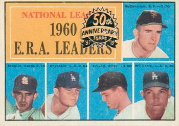 2010 Topps Heritage - 50th Anniversary Buybacks #45 National League E.R.A. Leaders Front