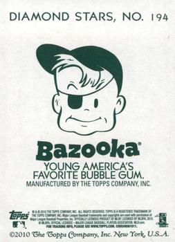2010 Topps National Chicle - Bazooka Back #194 Tim Lincecum Back