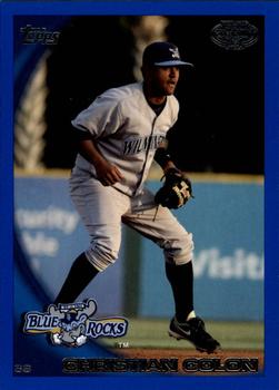 2010 Topps Pro Debut - Blue #355 Christian Colon Front