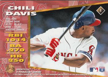 1995 Sportflix UC3 #8 Chili Davis Back