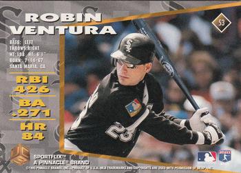 1995 Sportflix UC3 #53 Robin Ventura Back
