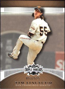 2010 Topps Triple Threads - Sepia #89 Tim Lincecum Front