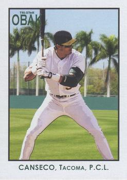 2010 TriStar Obak - Green #41b Jose Canseco Front