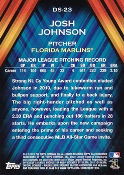 2011 Topps - Diamond Stars #DS-23 Josh Johnson Back