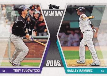 2011 Topps - Diamond Duos (Series 2) #DD-12 Troy Tulowitzki / Hanley Ramirez Front