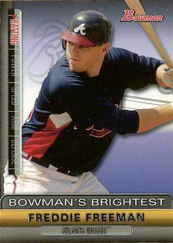 2011 Bowman - Bowman's Brightest #BBR16 Freddie Freeman Front