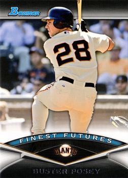 2011 Bowman - Finest Futures #FF2 Buster Posey Front