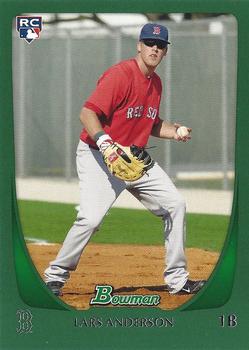 2011 Bowman - Green #192 Lars Anderson Front