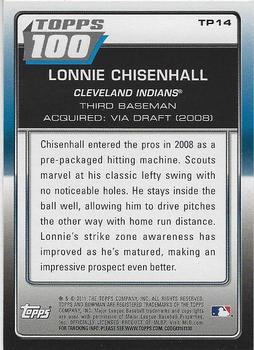 2011 Bowman - Topps 100 #TP14 Lonnie Chisenhall Back