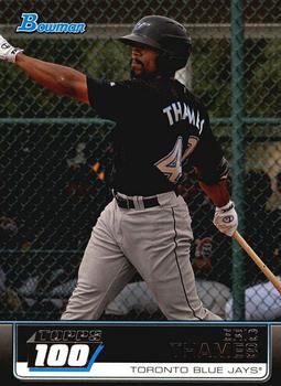 2011 Bowman - Topps 100 #TP27 Eric Thames Front