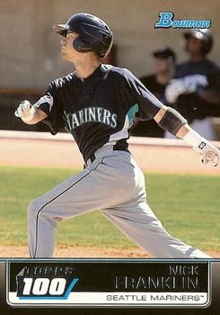 2011 Bowman - Topps 100 #TP53 Nick Franklin Front