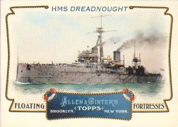 2011 Topps Allen & Ginter - Floating Fortresses #FF16 HMS Dreadnought Front