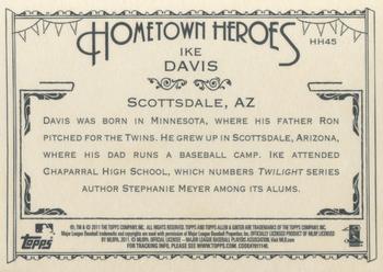 2011 Topps Allen & Ginter - Hometown Heroes #HH45 Ike Davis Back