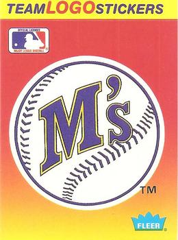 1991 Fleer - Team Logo Stickers #NNO Seattle Mariners Front