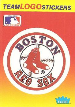 1991 Fleer - Team Logo Stickers #NNO Boston Red Sox Front