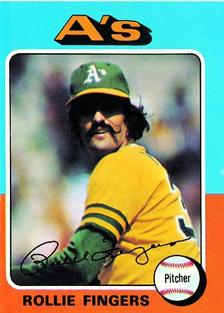 1975 Topps Mini #21 Rollie Fingers Front