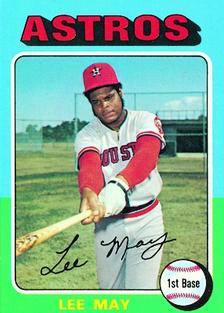 1975 Topps Mini #25 Lee May Front