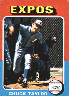 1975 Topps Mini #58 Chuck Taylor Front