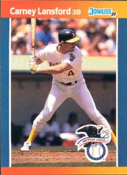 1989 Donruss All-Stars #17 Carney Lansford Front