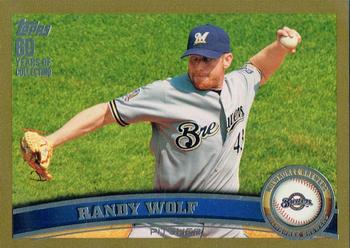 2011 Topps - Gold #14 Randy Wolf Front