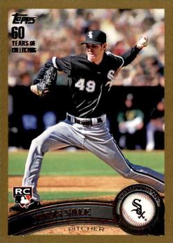 2011 Topps - Gold #65 Chris Sale Front