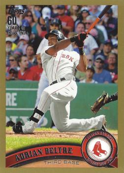 2011 Topps - Gold #302 Adrian Beltre Front