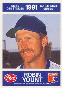 1991 Post Canada Super Star Series #21 Robin Yount Front