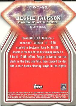 2011 Topps - Diamond Die Cut #DDC-65 Reggie Jackson Back