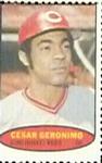 1974 Topps Stamps #NNO Cesar Geronimo Front