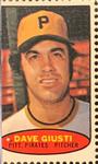 1974 Topps Stamps #NNO Dave Giusti Front