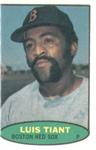 1974 Topps Stamps #NNO Luis Tiant Front