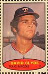 1974 Topps Stamps #NNO David Clyde Front