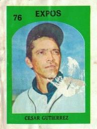 1972 Topps Venezuelan Stamps #76 Cesar Gutierrez Front