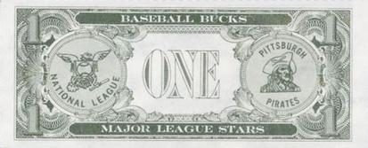 1962 Topps Baseball Bucks #NNO Don Hoak Back