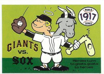 1970 Fleer World Series #14 1917 - Giants vs. White Sox Front