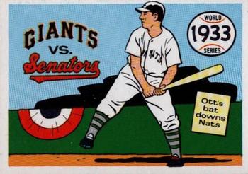 1970 Fleer World Series #30 1933 - Giants vs. Senators - Mel Ott Front