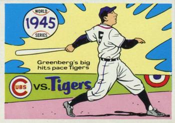 1970 Fleer World Series #42 1945 - Cubs vs. Tigers - Hank Greenberg Front