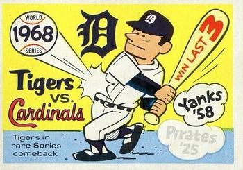 1970 Fleer World Series #65 1968 - Tigers vs. Cardinals Front